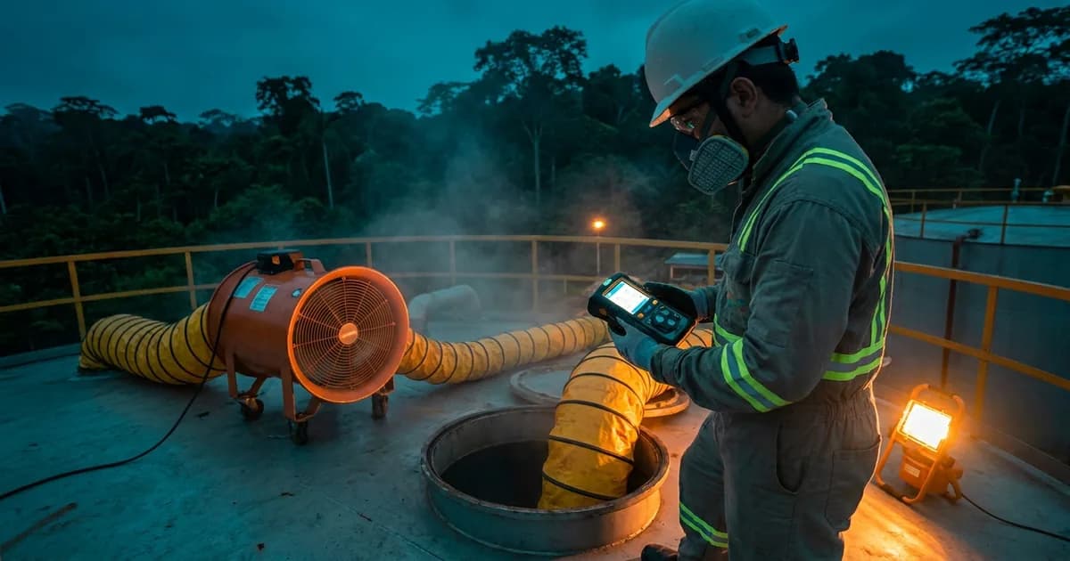 Desgaseificação e Gas-Free de Tanques: Entrada Segura