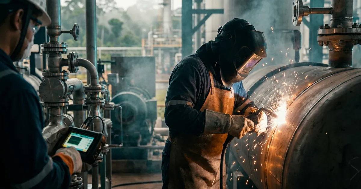 Reparo de Solda em Vasos de Pressão e Tubulação: ASME PCC-2 na Prática