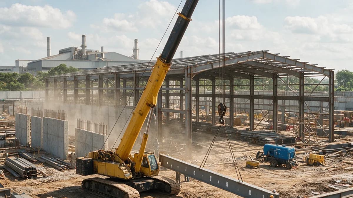 Ampliação de planta no PIM: o que a obra de montagem exige antes do primeiro parafuso