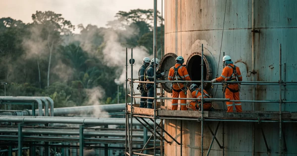 Parada de Tanque de Armazenamento: Manutenção e Limpeza