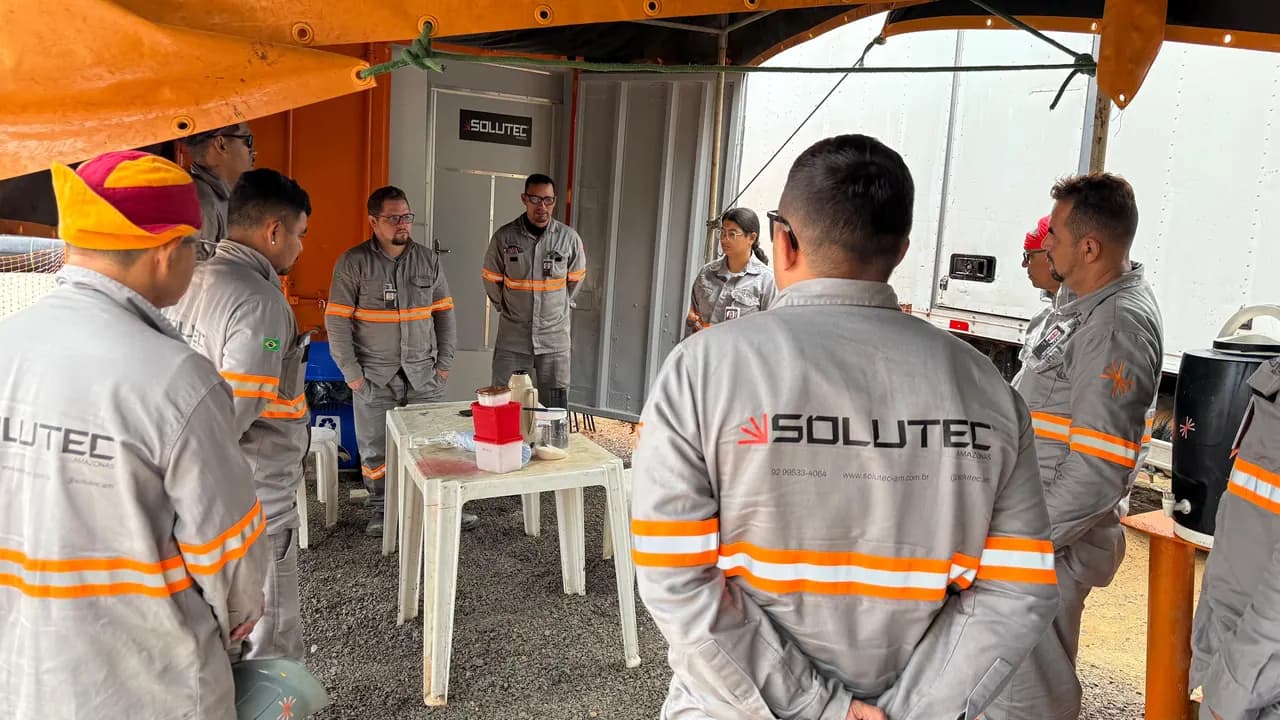 Diálogo Diário de Segurança (DDS) com a equipe — Solutec AM, segurança na Região Norte
